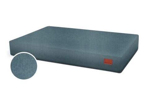 Materac ortopedyczny dla psa - Nuvola Ross (Morski Błękit Ross, S - 80x60x10 cm) Hectolove