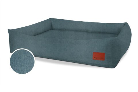 Legowisko ortopedyczne dla psa - Cuddle Ross (Popielaty Ross, M - 90x75 cm) Hectolove