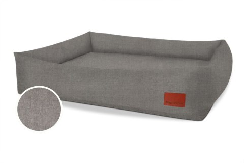 Legowisko ortopedyczne dla psa - Cuddle Ross (Popielaty Ross, M - 90x75 cm) Hectolove