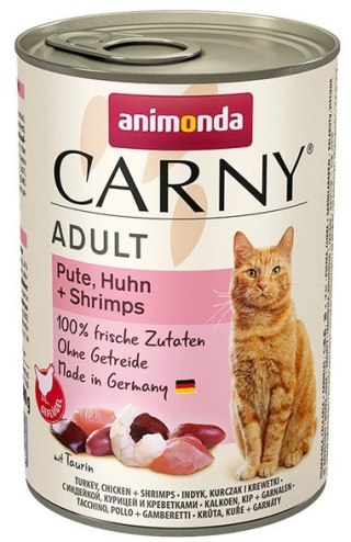 Animonda Carny Animonda Carny Adult Indyk, Kurczak + Krewetki puszka 400g