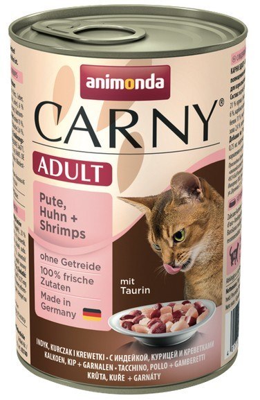 Animonda Carny Animonda Carny Adult Indyk, Kurczak + Krewetki puszka 400g