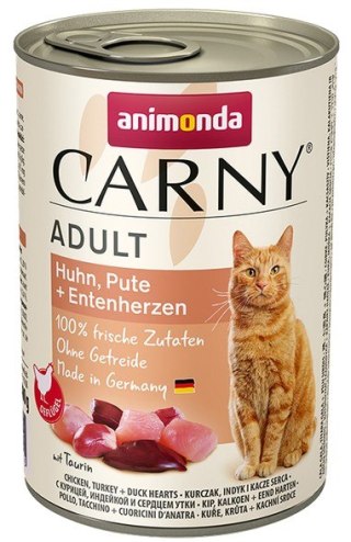 Animonda Carny Animonda Carny Adult Kurczak, Indyk + Kacze serca puszka 400g