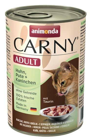 Animonda Carny Animonda Carny Adult Kurczak, Indyk + Królik puszka 400g