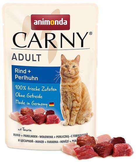 Animonda Carny Animonda Carny Adult Wołowina + Perliczka saszetka 85g