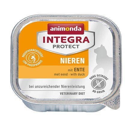 Animonda Integra Animonda Integra Protect Nieren dla kota - z kaczką tacka 100g