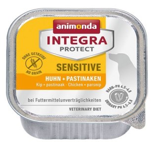 Animonda Integra Animonda Integra Protect Sensitive dla psa kurczak + pasternak tacka 150g