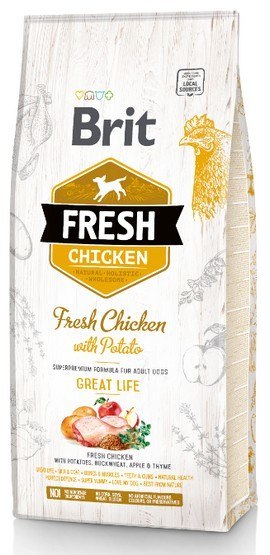 Brit Brit Fresh Dog Adult Chicken & Potato 12kg