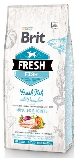 Brit Brit Fresh Dog Adult Large Fish & Pumpkin 12kg