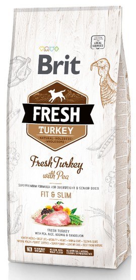 Brit Brit Fresh Dog Adult Light Turkey & Pea 12kg