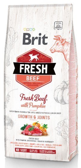 Brit Brit Fresh Dog Puppy Large Beef & Pumpkin 12kg