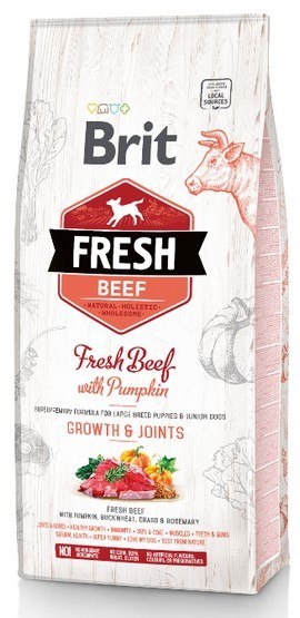 Brit Brit Fresh Dog Puppy Large Beef & Pumpkin 12kg Brit Brit Fresh Dog Puppy Large Beef & Pumpkin 12kg