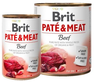 Brit Brit Pate & Meat Dog Beef puszka 800g