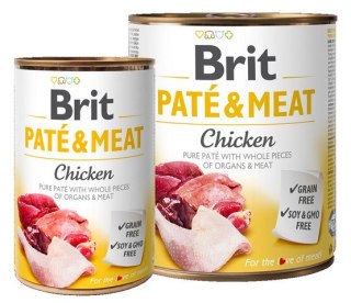 Brit Brit Pate & Meat Dog Chicken puszka 800g