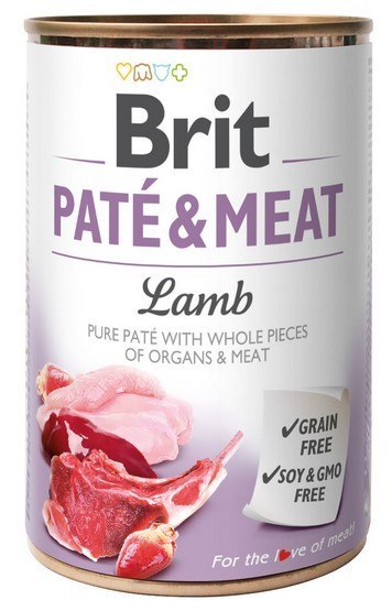 Brit Brit Pate & Meat Dog Lamb puszka 400g