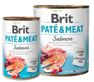 Brit Brit Pate & Meat Dog Salmon puszka 800g