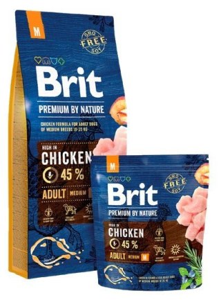 Brit Brit Premium By Nature Adult M Medium 15kg