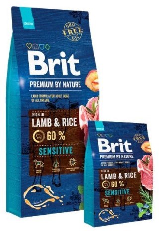 Brit Brit Premium By Nature Sensitive Lamb 15kg