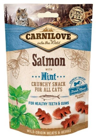 Carnilove Carnilove Cat Snack Fresh Crunchy Salmon+Mint 50g