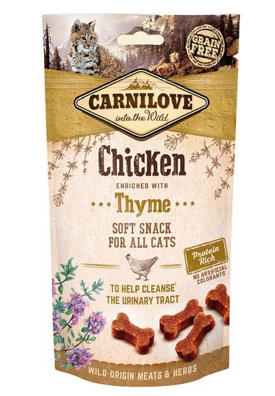 Carnilove Carnilove Cat Snack Fresh Soft Chicken+Thyme 50g Carnilove Carnilove Cat Snack Fresh Soft Chicken+Thyme 50g
