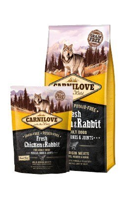 Carnilove Carnilove Dog Fresh Chicken & Rabbit Adult - kurczak i królik 1,5kg