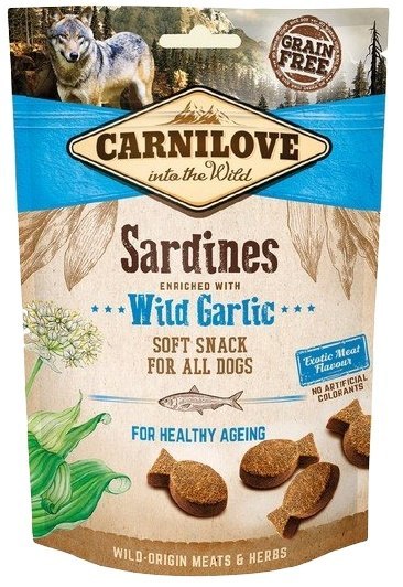 Carnilove Carnilove Dog Snack Fresh Soft Sardines+Wild Garlic 200g