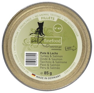 Catz Finefood Catz Finefood Filety N.405 Indyk/Łosoś tacka 85g