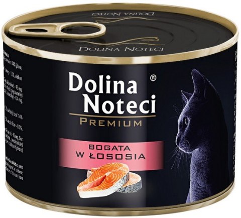 Dolina Noteci Dolina Noteci Premium Kot Bogata w łososia puszka 185g