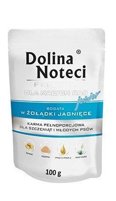 Dolina Noteci Dolina Noteci Premium Pies Junior Żołądki jagnięce saszetka 100g