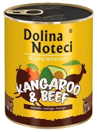 Dolina Noteci Dolina Noteci Superfood Pies Kangur i wołowina puszka 800g