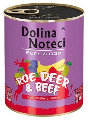 Dolina Noteci Dolina Noteci Superfood Pies Sarna i wołowina puszka 800g