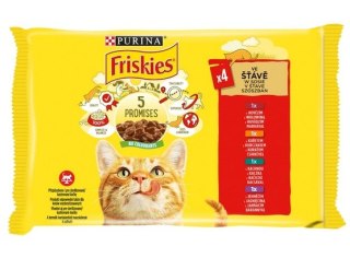 Friskies Friskies Mix mięsny w sosie saszetki 4x85g