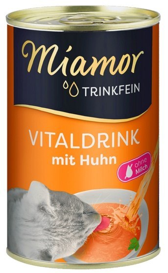 Miamor Miamor Vitaldrink z kurczakiem puszka 135g