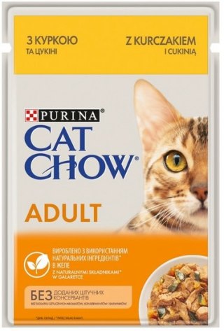 Purina Cat Chow Purina Cat Chow Kurczak i cukinia saszetka 85g