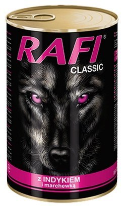 Rafi Rafi Pies Classic Indyk i marchewka w sosie 1240g