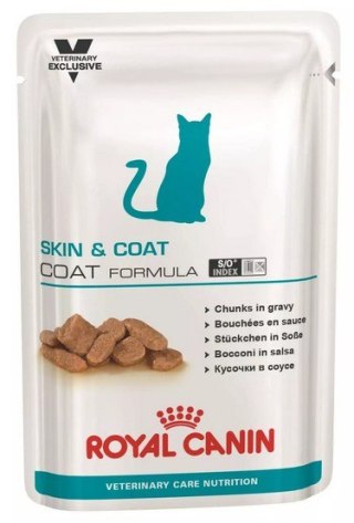 Royal Canin Linia Weterynaryjna Royal Canin Veterinary Care Nutrition Feline Skin & Coat saszetka 85g