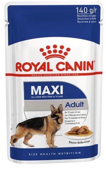 Royal Canin Size Royal Canin Maxi Adult karma mokra w sosie dla psów dorosłych, do 5 roku życia, ras dużych saszetka 140g