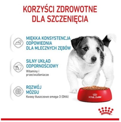 Royal Canin Size Royal Canin Mini Puppy karma mokra w sosie dla szczeniąt, od 2 do 10 miesiąca życia, ras małych saszetka 85g