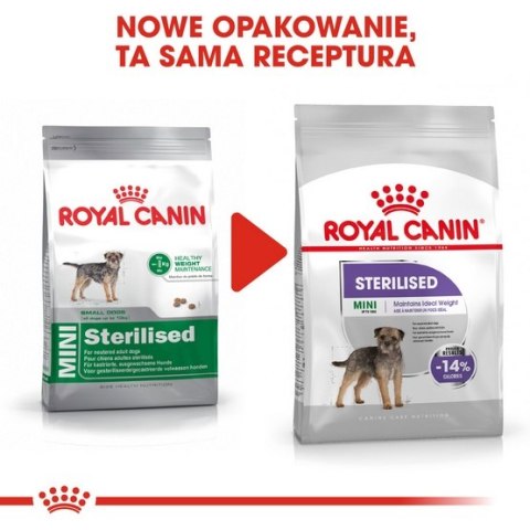 Royal Canin Size Royal Canin Mini Sterilised karma sucha dla psów dorosłych, ras małych, sterylizowanych 1kg