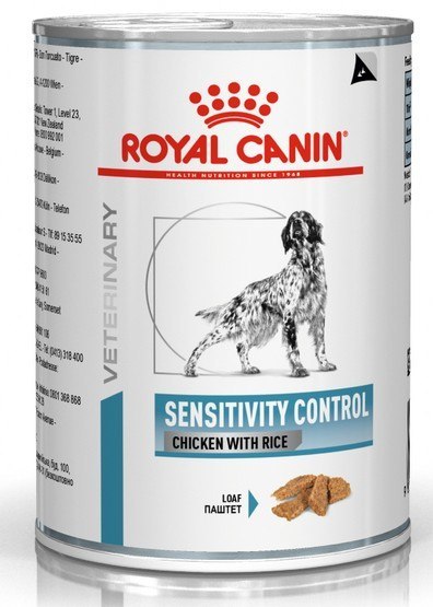 Royal Canin Veterinary Diet Royal Canin Veterinary Diet Canine Sensitivity Control kurczak i ryż puszka 410g