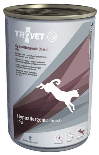 Trovet Trovet IPD Hypoallergenic Insects dla psa puszka 400g