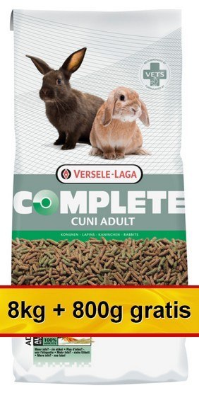Versele-Laga Versele-Laga Cuni Complete pokarm dla królika 8kg + 800g gratis