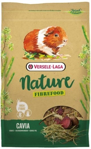 Versele-Laga Versele-Laga Fibrefood Cavia Nature wysokobłonnikowy pokarm dla świnki morskiej 1kg