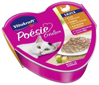 Vitakraft Vitakraft Poesie sos indyk z serem tacka 85g