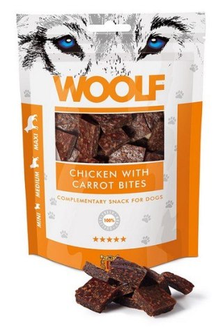 Woolf Woolf Chicken With Carrot Bites 100g