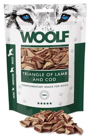 Woolf Woolf Lamb & COD Triangle 100g