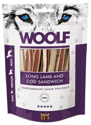 Woolf Woolf Soft Lamb & COD Sandwich Long 100g