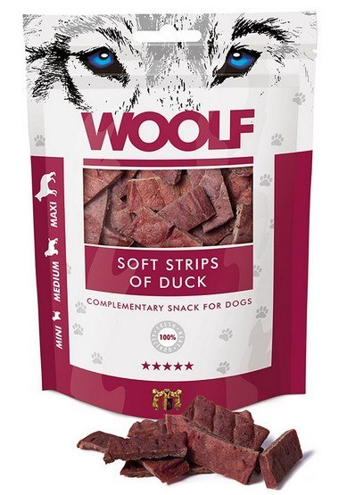 Woolf Woolf Soft Strips of Duck 100g