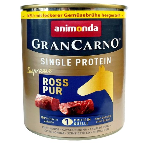 Animonda GranCarno Animonda GranCarno Single Protein Konina puszka 800g