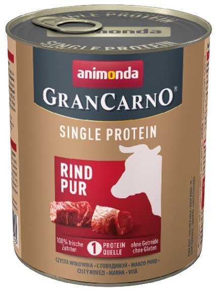 Animonda GranCarno Animonda GranCarno Single Protein Wołowina puszka 800g