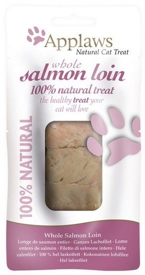 Applaws Applaws Natural Cat Loin Suszona polędwica z łososia 30g